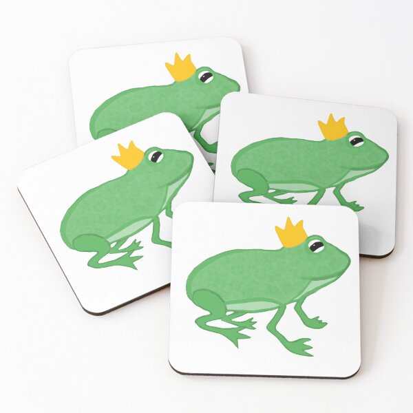 Item preview, Frog Prince from a Fairytale (The Frog, Moon, and Lake) designed and sold by fairytalearrrt.