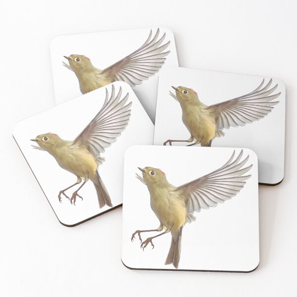 Item preview, Ruby-crowned kinglet designed and sold by Lauren Rakes.