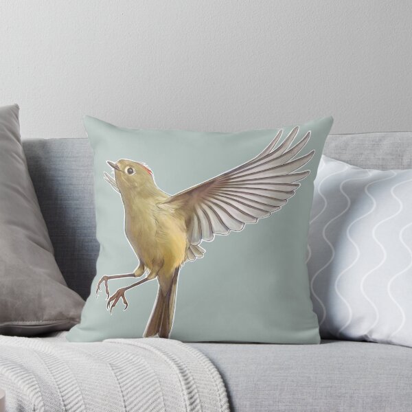 Item preview, Ruby-crowned kinglet designed and sold by Lauren Rakes.