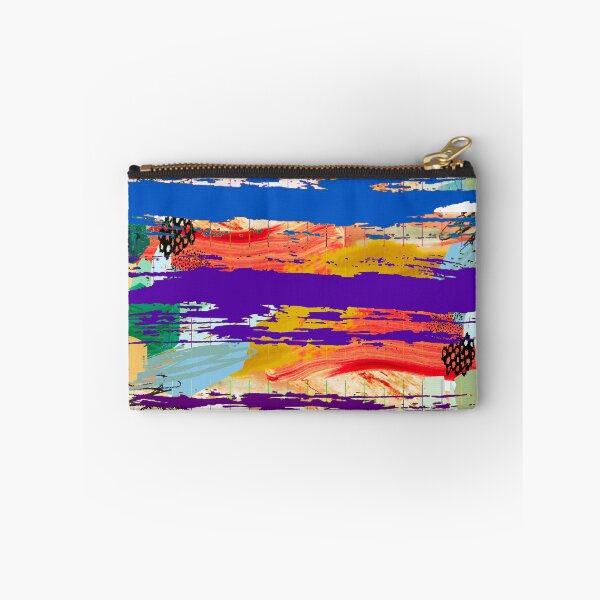 Item preview, Acrylic Stripped Brush Strokes Collage Patterned designed and sold by Designs By YL.