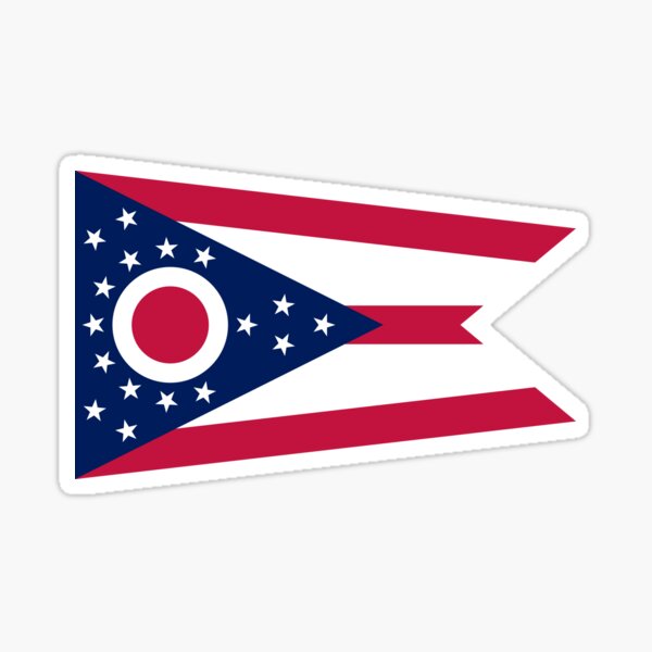 Ohio Flag Sticker
