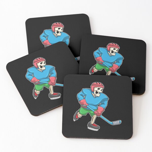 Item preview, Skeleton at Ice hockey with Ice hockey stick designed and sold by Snabdesign84.