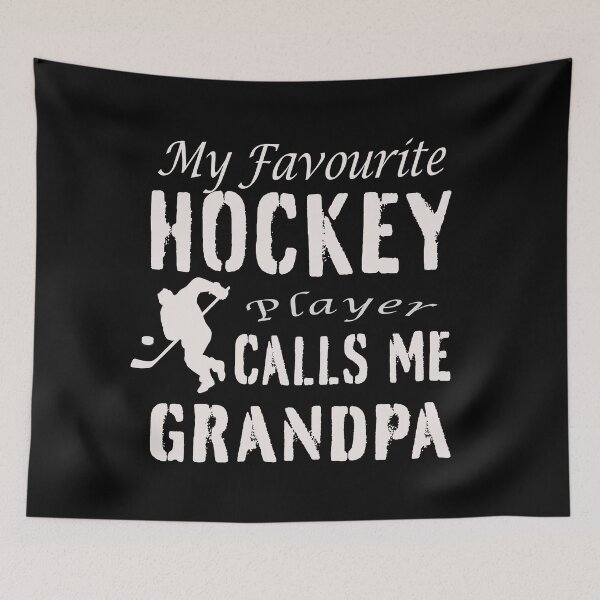 Item preview, My Favorite Hockey Player Calls Me Grandpa designed and sold by david parry.