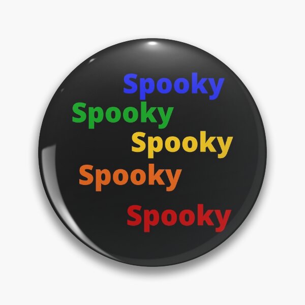 Item preview, colorful text of SPOOKY with blue,green,yellow red designed and sold by DoloresAlaire.