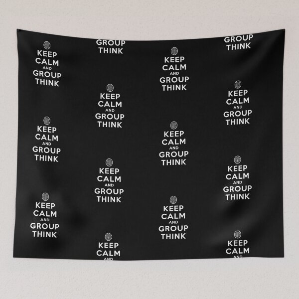 Item preview, Keep Calm and Group Think -  Thought Police 1984 Dystopian designed and sold by twHistory.