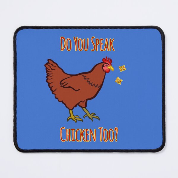 Item preview, Do You Speak Chicken Too? Hen Bok Bok Design designed and sold by Angela Mello.