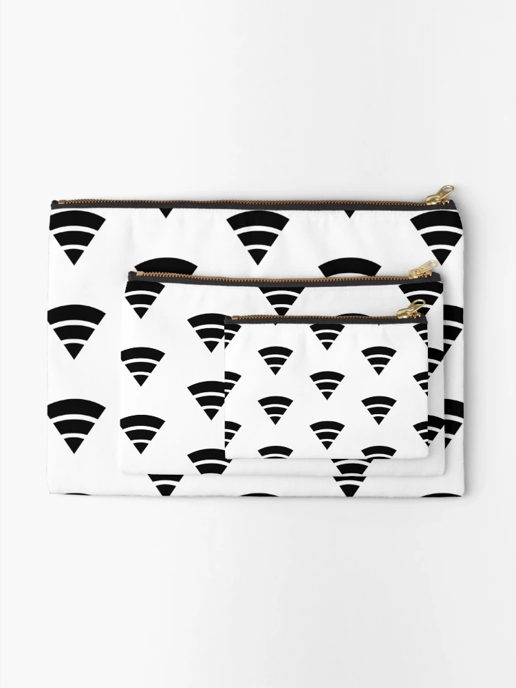 Thumbnail 2 of 4, Zipper Pouch, WiFi Symbol designed and sold by Reeseworks.