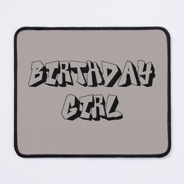 Item preview, birthday girl black designed and sold by LPDesignsUK.