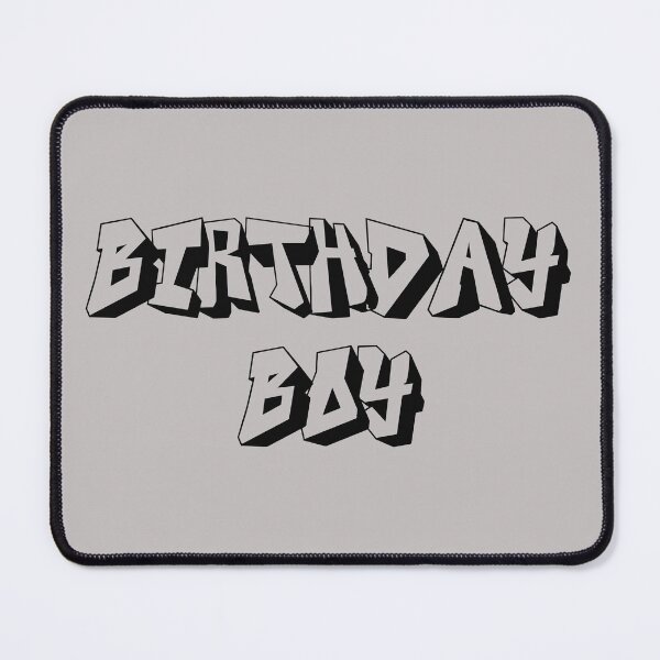 Item preview, Birthday Boy Black designed and sold by LPDesignsUK.
