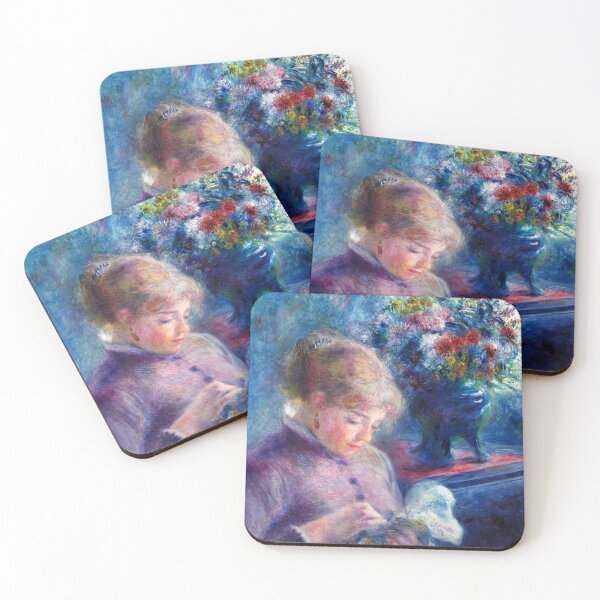 Item preview, Young Woman Sewing by Pierre-Auguste Renoir designed and sold by digitalvintage.