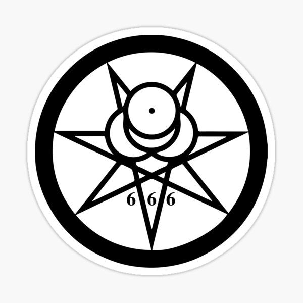 Item preview, Mark of the Beast Thelema Symbol designed and sold by signsandsymbols.