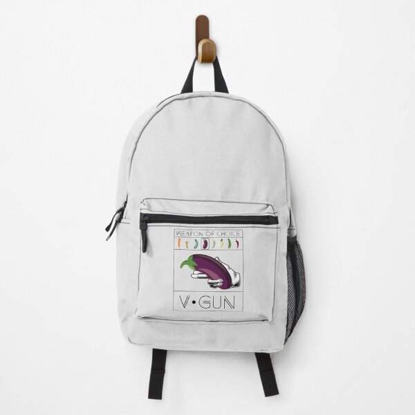 Item preview, GO VEGAN - V GUN _ WEAPON OF CHOICE _ EGGPLANT designed and sold by PagotoCaroto.