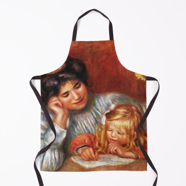 Item preview, Writing Lesson by Pierre-Auguste Renoir designed and sold by digitalvintage.
