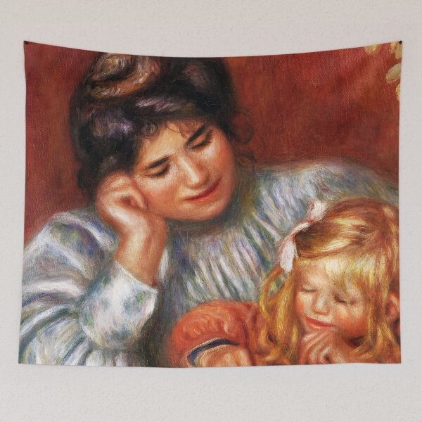 Item preview, Writing Lesson by Pierre-Auguste Renoir designed and sold by digitalvintage.