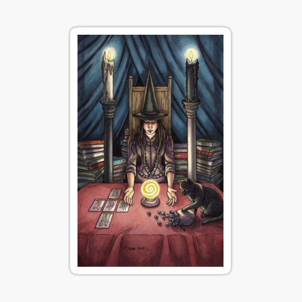 Everyday Witch Tarot - The High Priestess Sticker