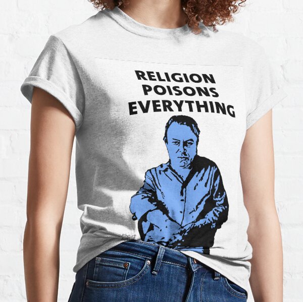 Christopher Hitchens white background Classic T-Shirt