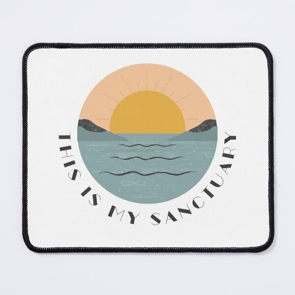 Item preview, This is my sanctuary loving the sea swimming beach and sun  designed and sold by Wildflow Creations.