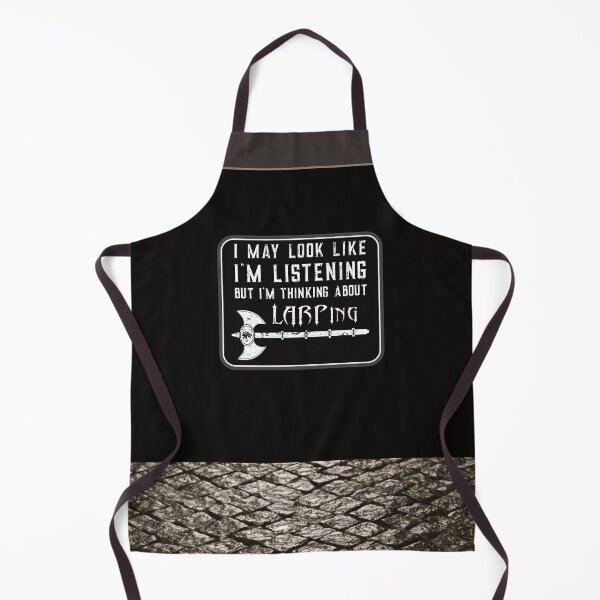 Item preview, I May Look Like I'm Listening - Funny LARP Saying designed and sold by NoBonesLife.