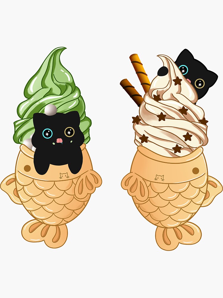 Taiyaki Panda Sticker