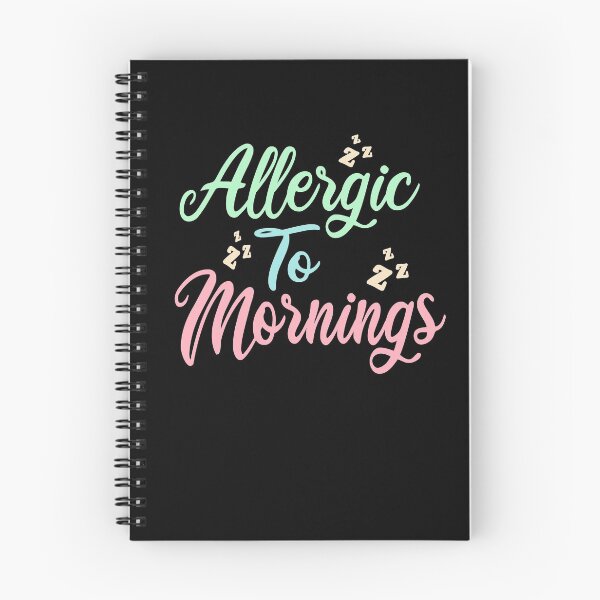 Item preview, Allergic To Mornings designed and sold by ZiesMerch.