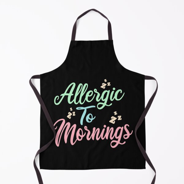 Item preview, Allergic To Mornings designed and sold by ZiesMerch.