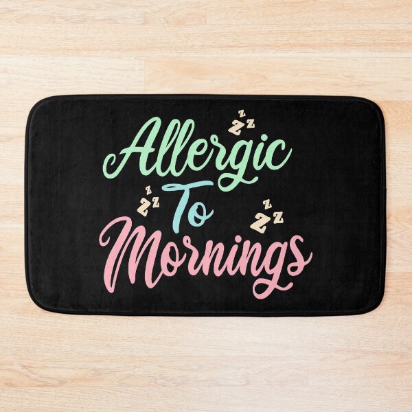 Item preview, Allergic To Mornings designed and sold by ZiesMerch.