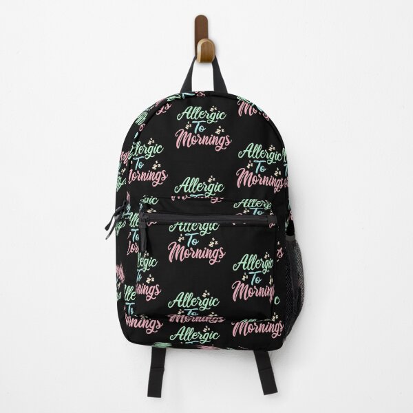Item preview, Allergic To Mornings designed and sold by ZiesMerch.