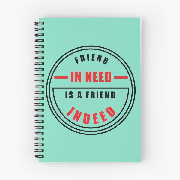 Item preview, friend in need is a friend indeed designed and sold by Semoga Berkah.