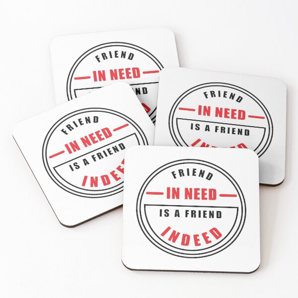 Item preview, friend in need is a friend indeed designed and sold by Semoga Berkah.