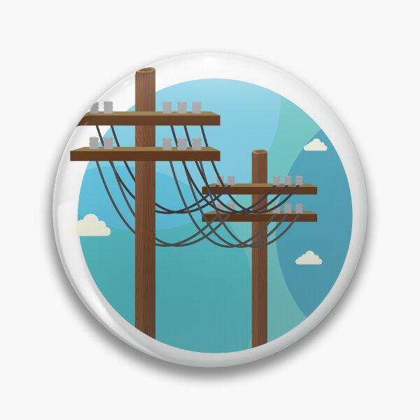 Item preview, Electricity Pole art designed and sold by EngineersArt.