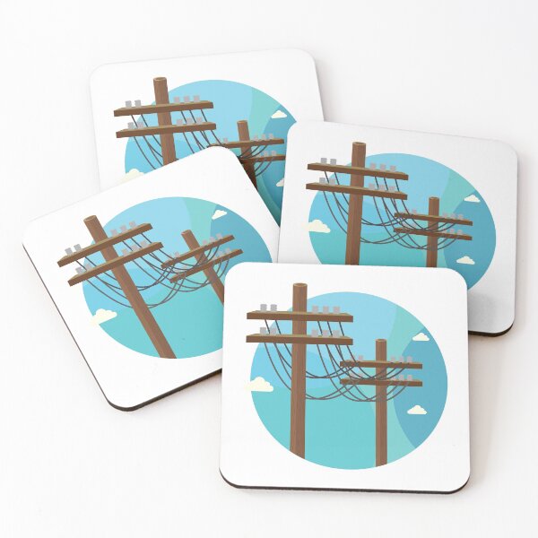 Item preview, Electricity Pole art designed and sold by EngineersArt.