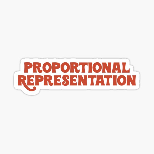 Proportional Representation Sticker
