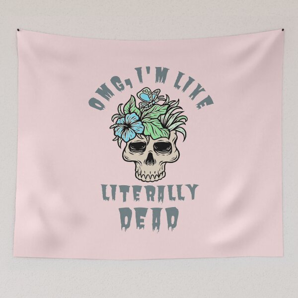 Item preview, Vintage OMG, I'm Like Literally Dead designed and sold by Design-Maniya.
