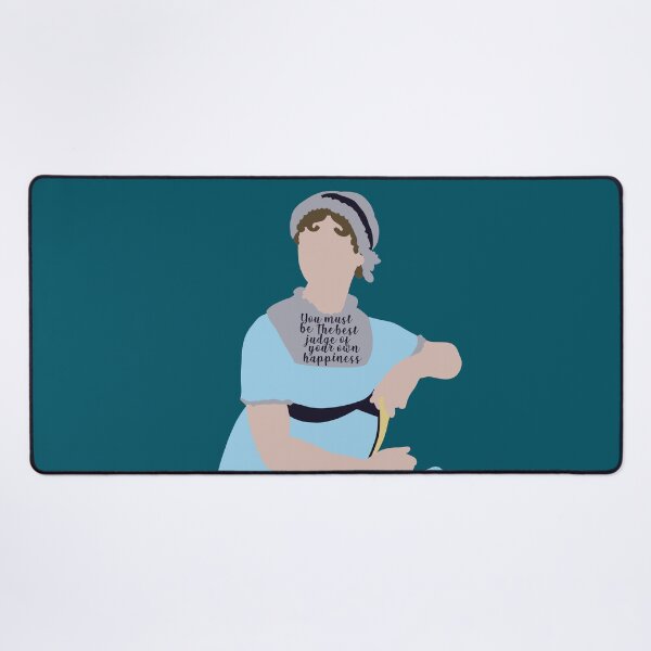 Item preview, Be the Best Judge of Your Own Happiness - Jane Austen Quote designed and sold by LifeandTea.