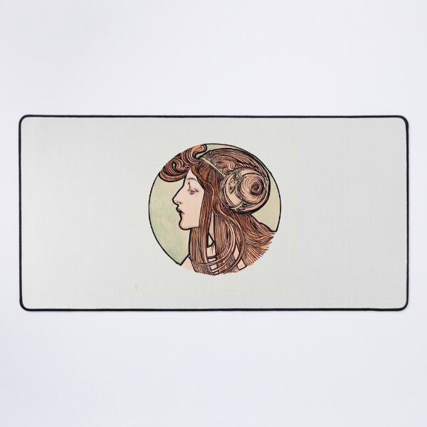 Item preview, Portrait women art nouveau designed and sold by Print Fone.