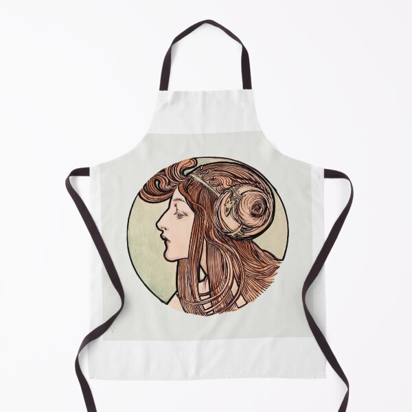 Item preview, Portrait women art nouveau designed and sold by Print Fone.