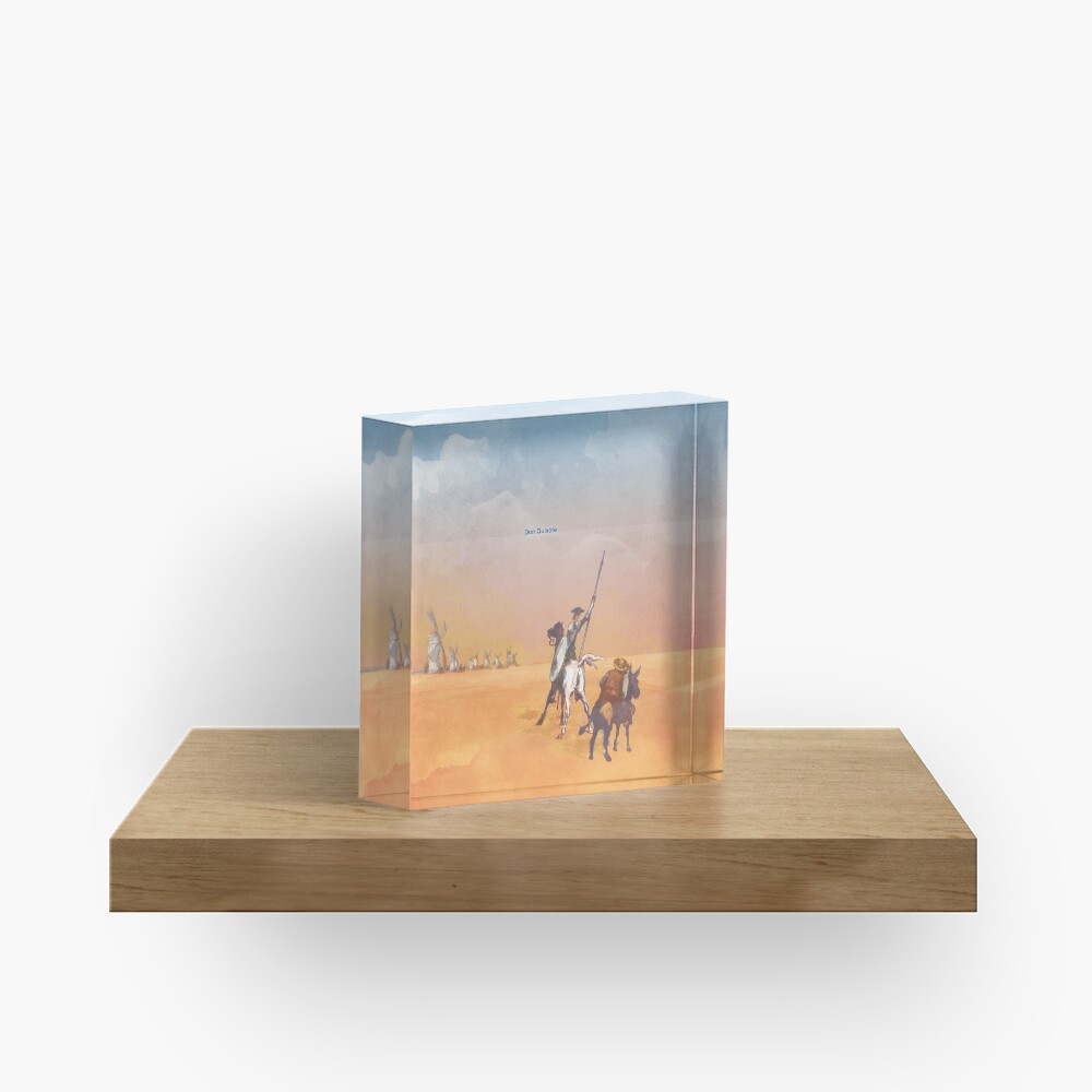 Don Quixote - Miguel de Cervantes Acrylic Block