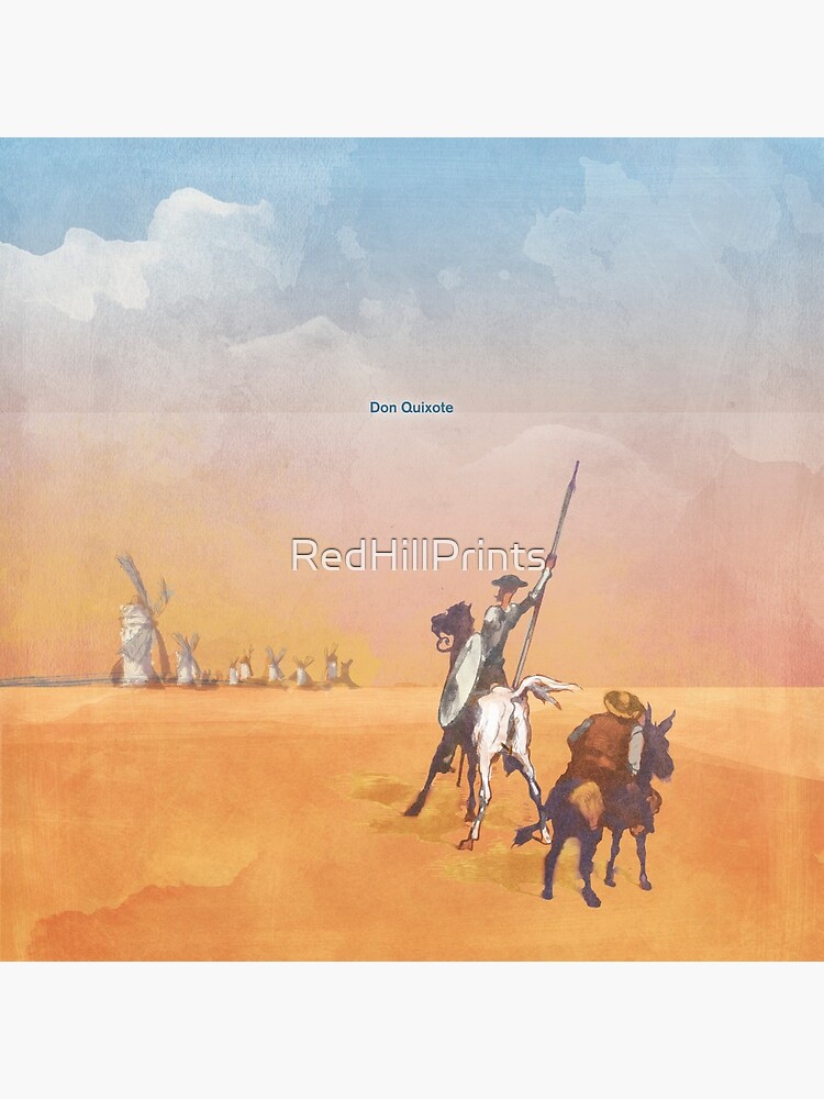 Don Quixote - Miguel de Cervantes by RedHillPrints
