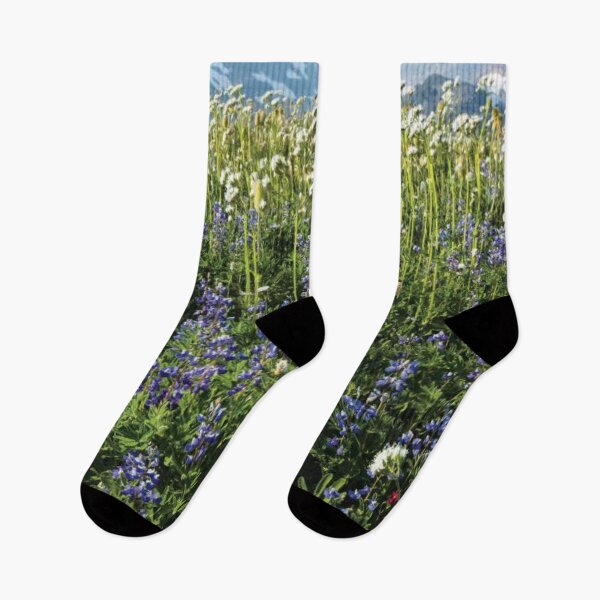 Item preview, Close Up Of Wildflowers Mount Rainier National Park designed and sold by HammiltenJohn.