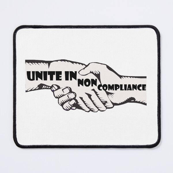 Item preview, unite in noncompliance designed and sold by Artsanity.