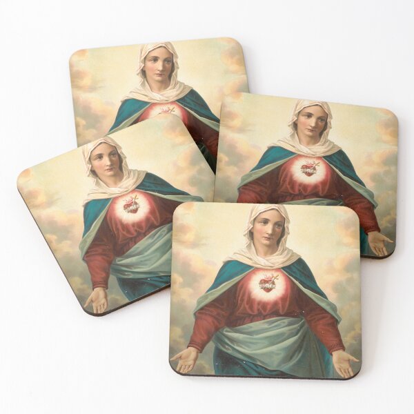 Item preview, The Virgin Mary with heart emblem on chest  designed and sold by marcilio.