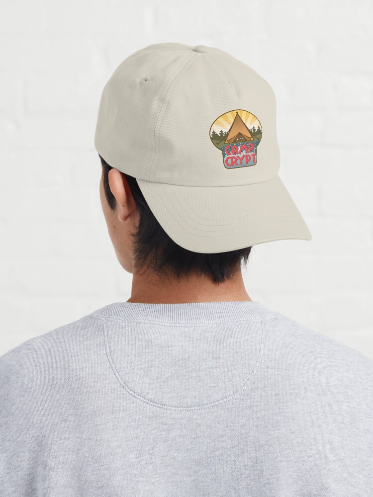 Alternate view of Camp Crypt logo Cap