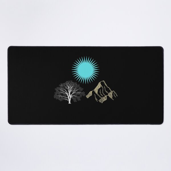 Blessings of the Triad Desk Mat