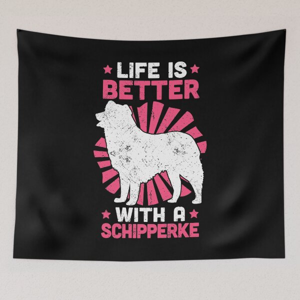 Item preview, Living with Schipperke Belgian Shepherd Dog designed and sold by madgrfx.