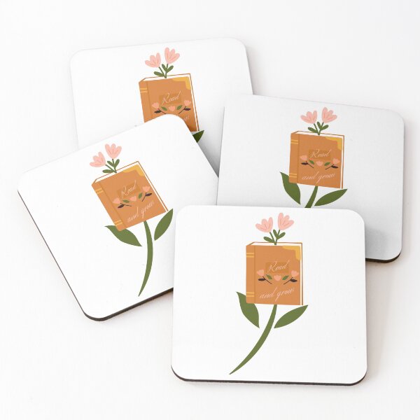 Item preview, Read And Grow White Flower Book designed and sold by Rainbows Rock.
