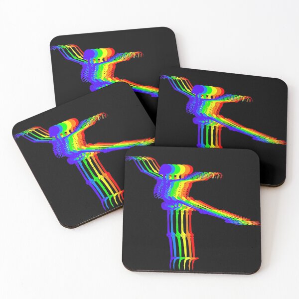 Item preview, Rainbow  Dancing Skeletons  designed and sold by freeArt10.
