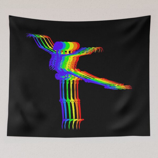 Item preview, Rainbow  Dancing Skeletons  designed and sold by freeArt10.