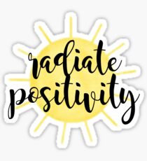 Radiate Positivity Sunshine Sticker