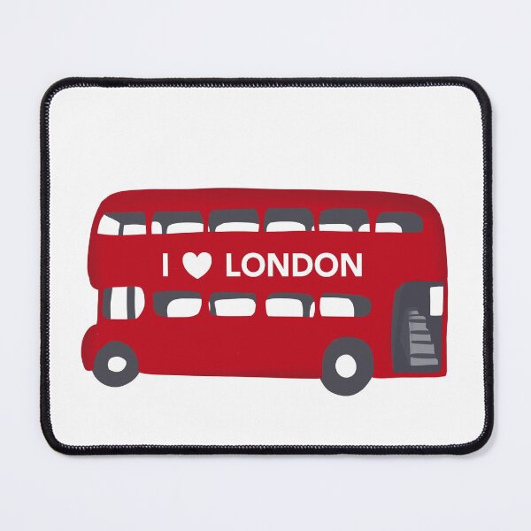 Item preview, London red bus | London | London bus  designed and sold by Lindsay Marie Patterns.