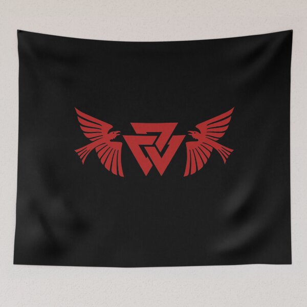 Item preview, Norse Viking Ravens Valknut Red  designed and sold by BluePagan.
